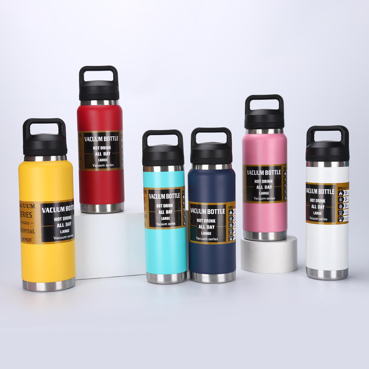 Custom Logo Rhinestone Stainless Steel  Thickened Vacuum Insulated Travel Mug