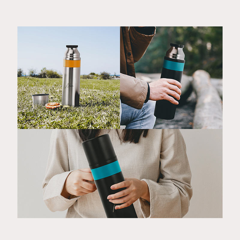 Classic Large Capacity Double Wall Ceramic Vacuum Bottle